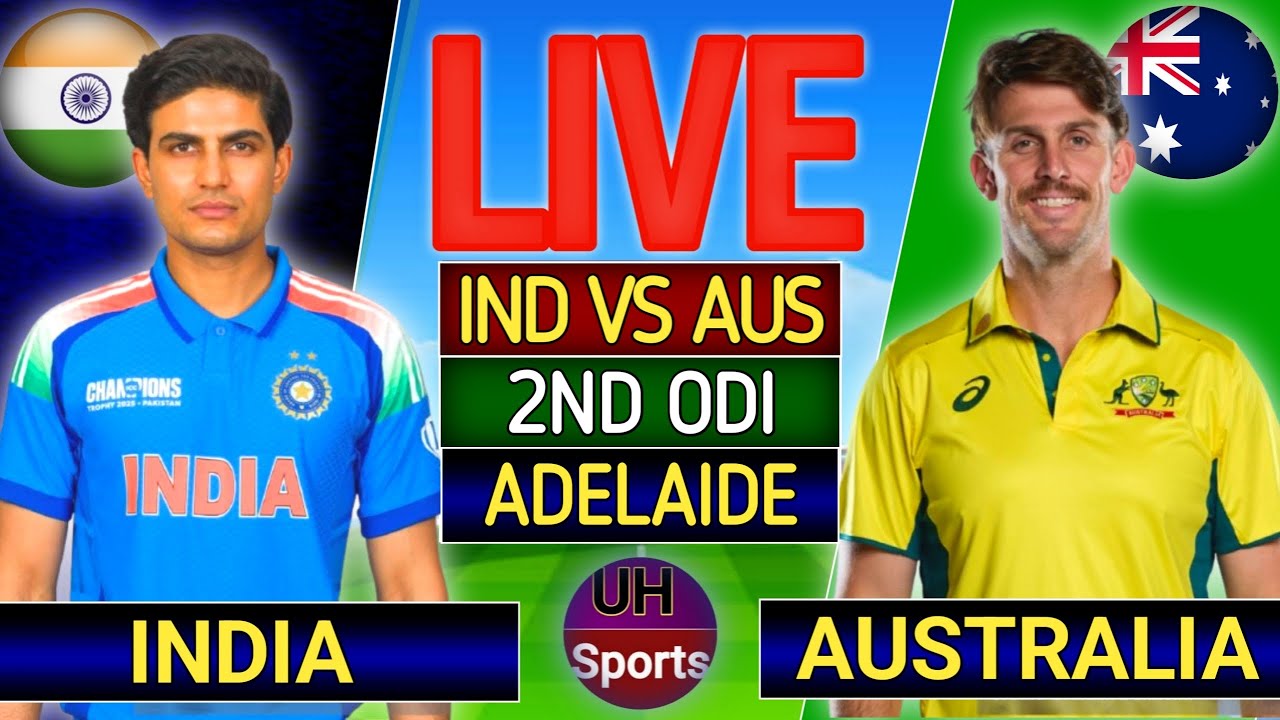 INDIA vs AUSTRALIA, 2nd ODI MATCH LIVE CRICKET SCORE | IND vs AUS LIVE Match Today, INDIA BATTING