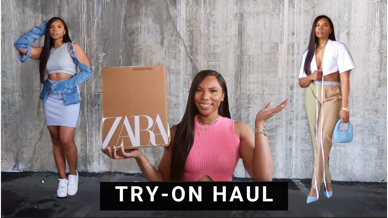 ZARA TRY-ON HAUL | DENIM ON DENIM | SIGNED ANDREA