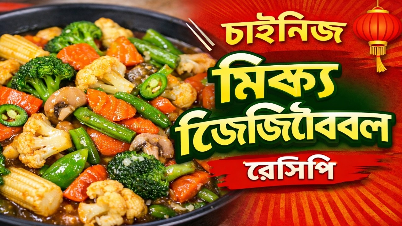 চাইনিজ ভেজিটেবল মিক্স ভেজিটেবল Chinese vegetable vegetable recipe