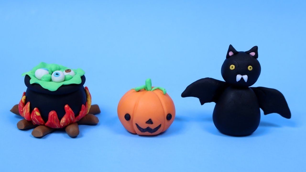3 Easy Halloween Fondant Cake Toppers | Cake decorating for Beginners Tutorial