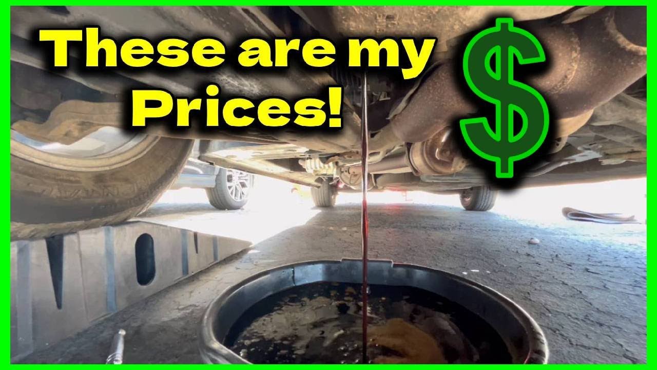 Here&rsquo;s How Much I Charge for Mobile Oil Changes ‼️ &mdash; What I REALLY Charge and Why