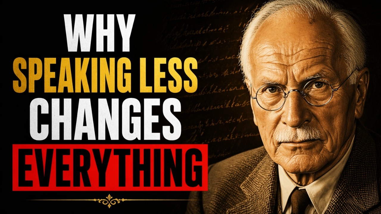 If you speak less… your life will change and no one told you why) | Carl Jung