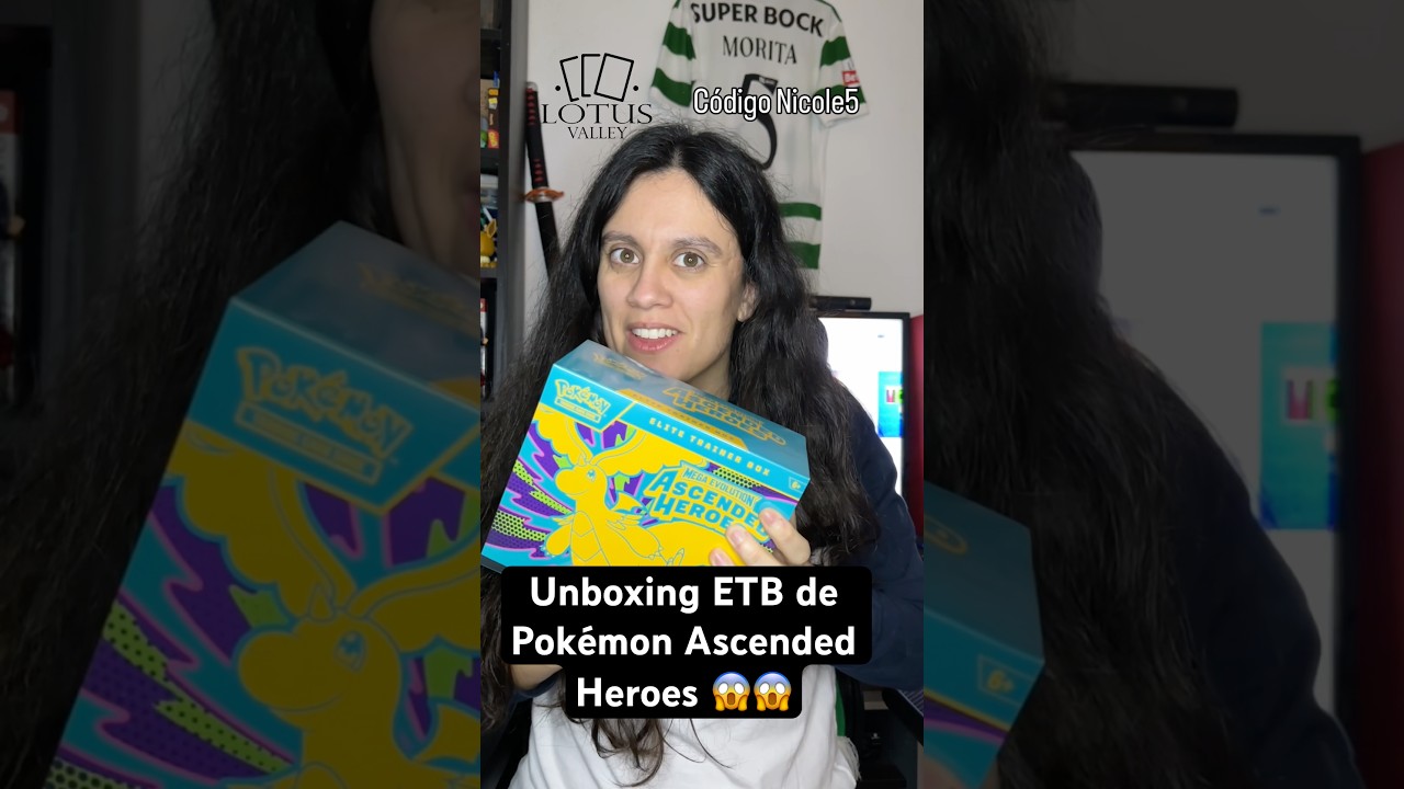 Finalmente a ETB de Pokémon Ascended Heroes com a Lotus Valley 👀 #pokemon #pokemontcg  #nintendo