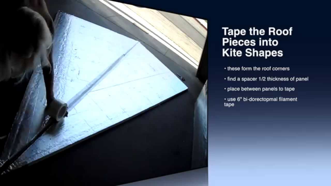 10' Hexayurt Part 1 - Cutting & Taping