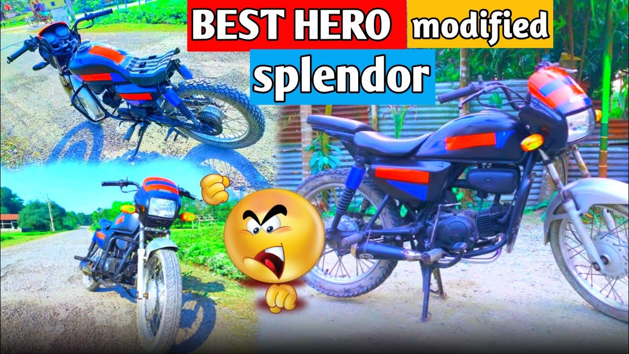 Hero Splendor Best Modified 2023 || Himalayan Looks || Custom Motorcycle in Assam || Pabitra B Tech