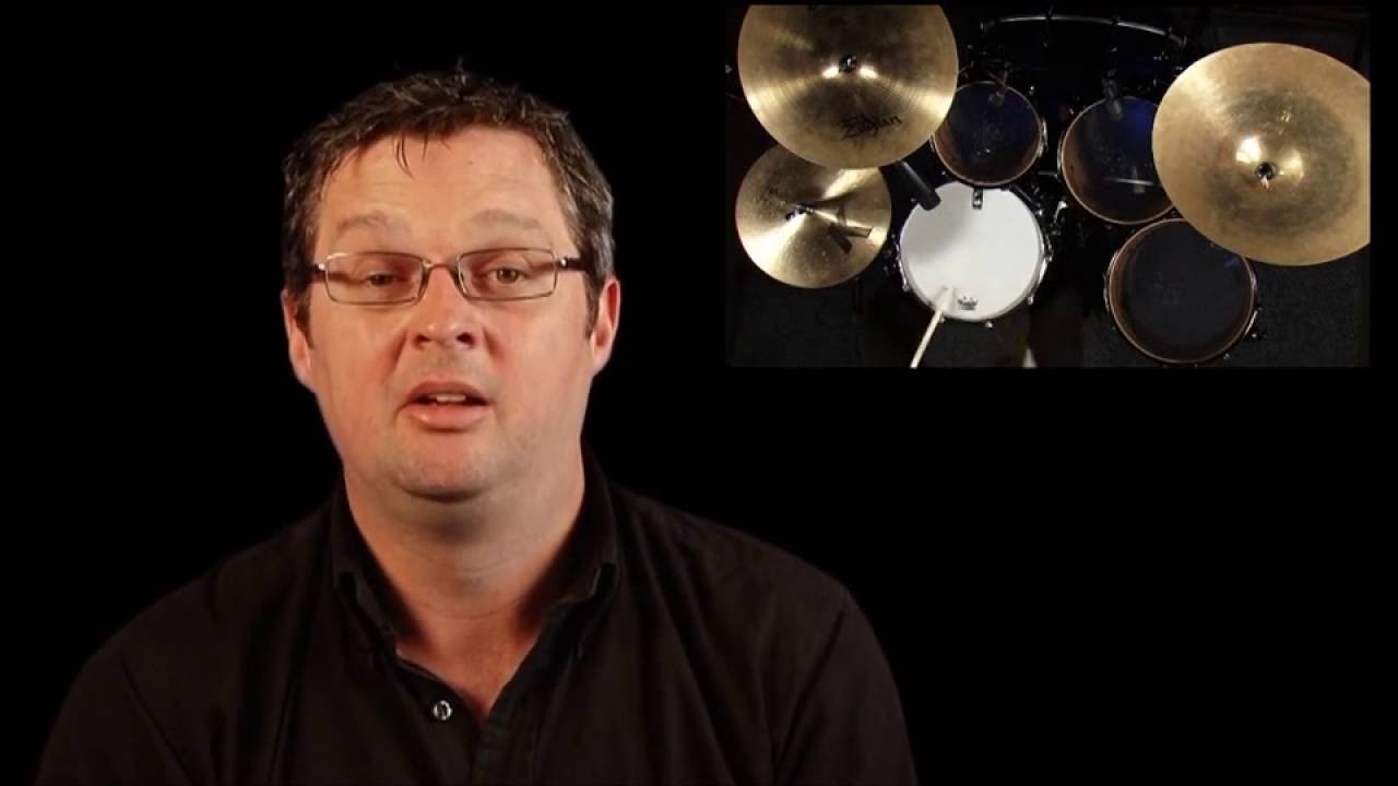 Learning Drums Lesson - Funky Bass drum Independence part 2