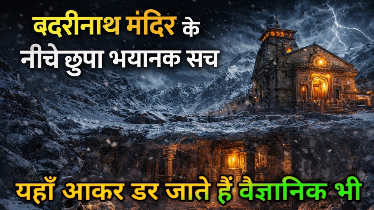 बद्रीनाथ मंदिर में आज भी जलता है ये रहस्य! #badrinathdham #badrinath