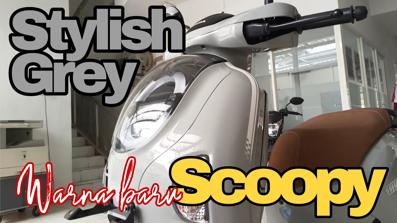 Warna Baru Honda Scoopy 2026, Stylish Grey Mantab‼️