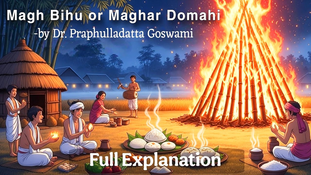 Magh Bihu or Maghar Domahi by Praphulladatta Goswami l Full Explanation in Hindi l Class 12 VISTAS