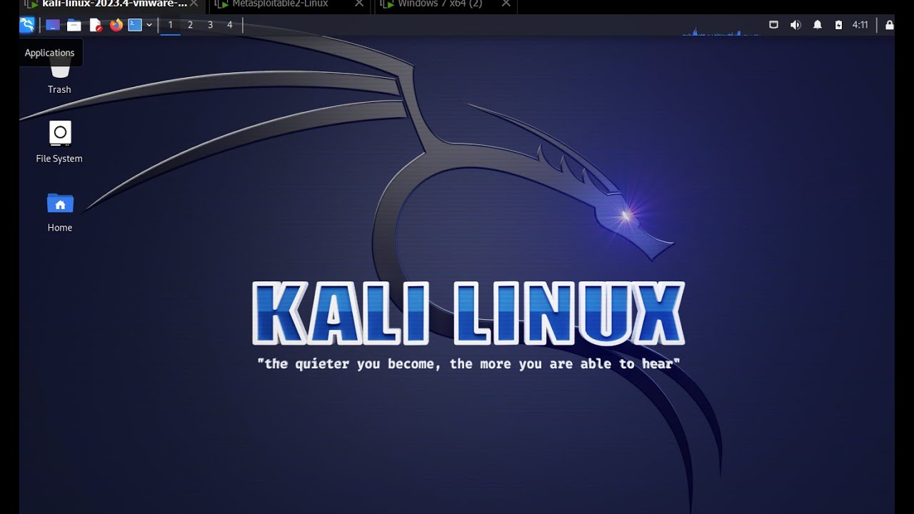 Hacking the metasploit2 table using kali Linux. using the FTP port 21