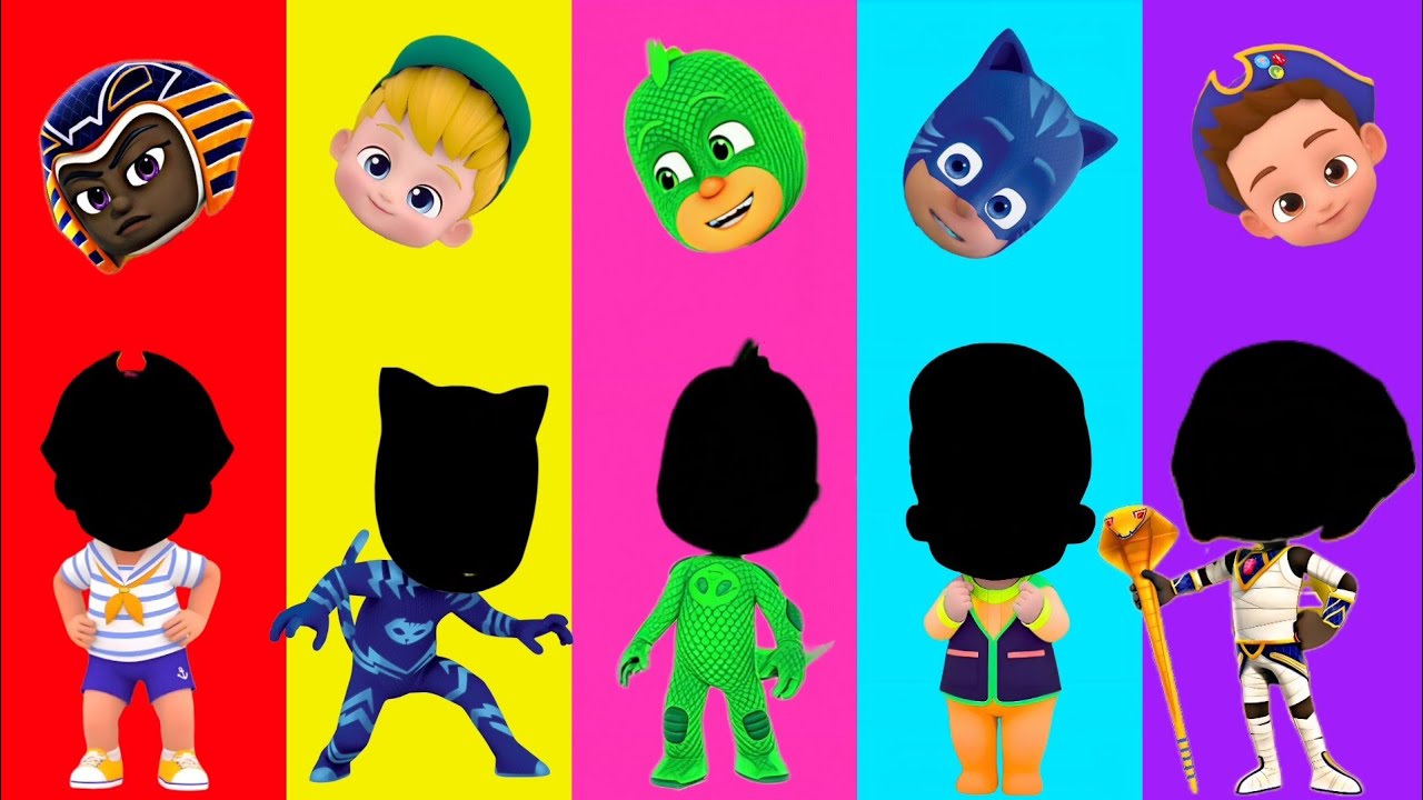 Wrong eyes👀 challenge DAME TU COSITA Pj Masks Funny Puzzle Wrong Heads