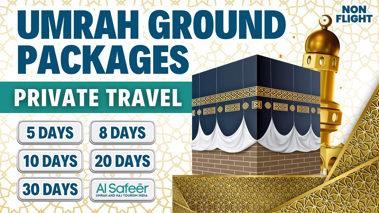 Land Packages for Umrah for a Private Umrah Tour | Short Umrah | Best Umrah Travel Solution #Umrah