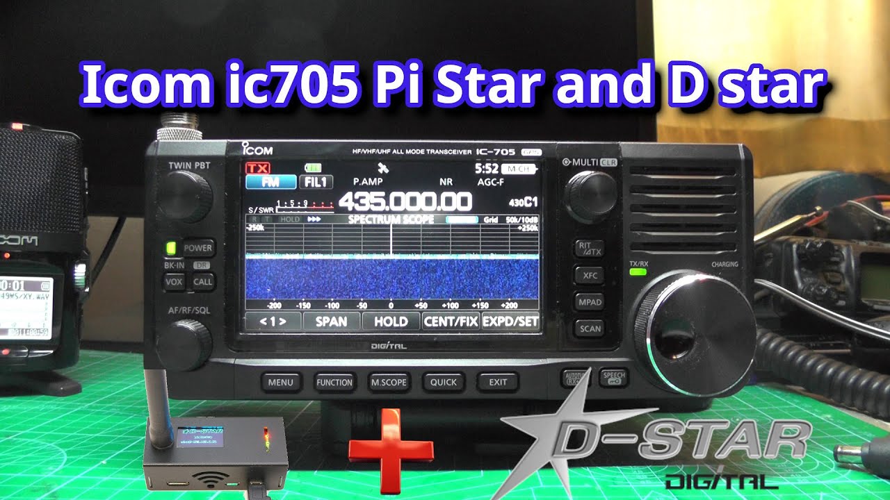Icom ic705 and Pi Star