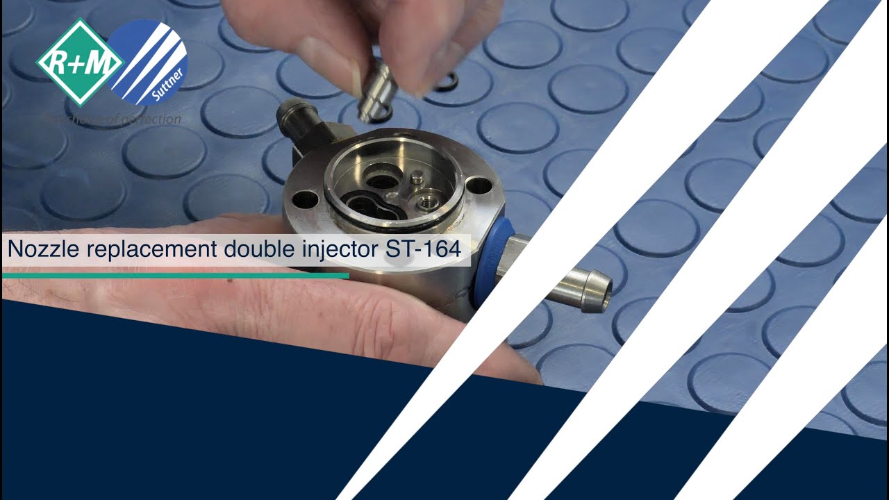Nozzle replacement  double injector ST-164 from R+M / Suttner