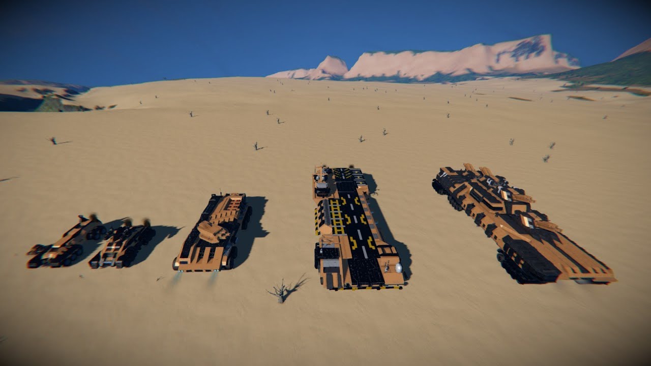 Space engineers: Ground war industries fleet (homeworld inspired)