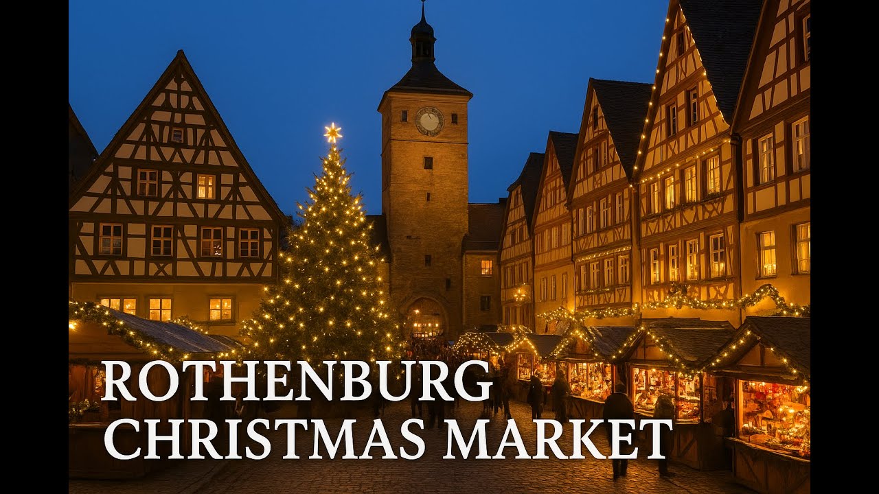 Rothenburg ob der Tauber Christmas Market | Magical Bavarian Winter in Germany | Go to Europe🌍✨