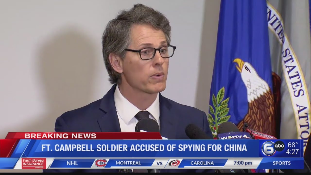 Ft. Campbell Soldier Accused of Spying for China
