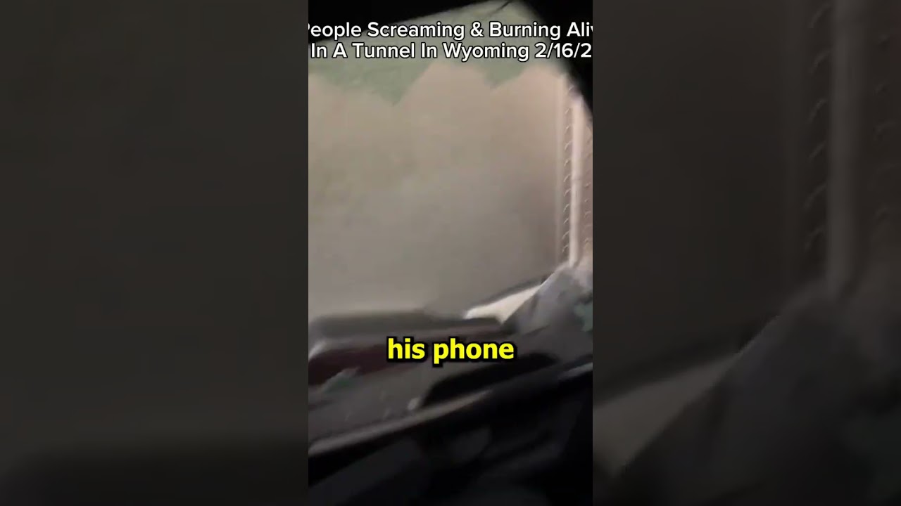 Он оказался в ловушке внутри горящего туннеля