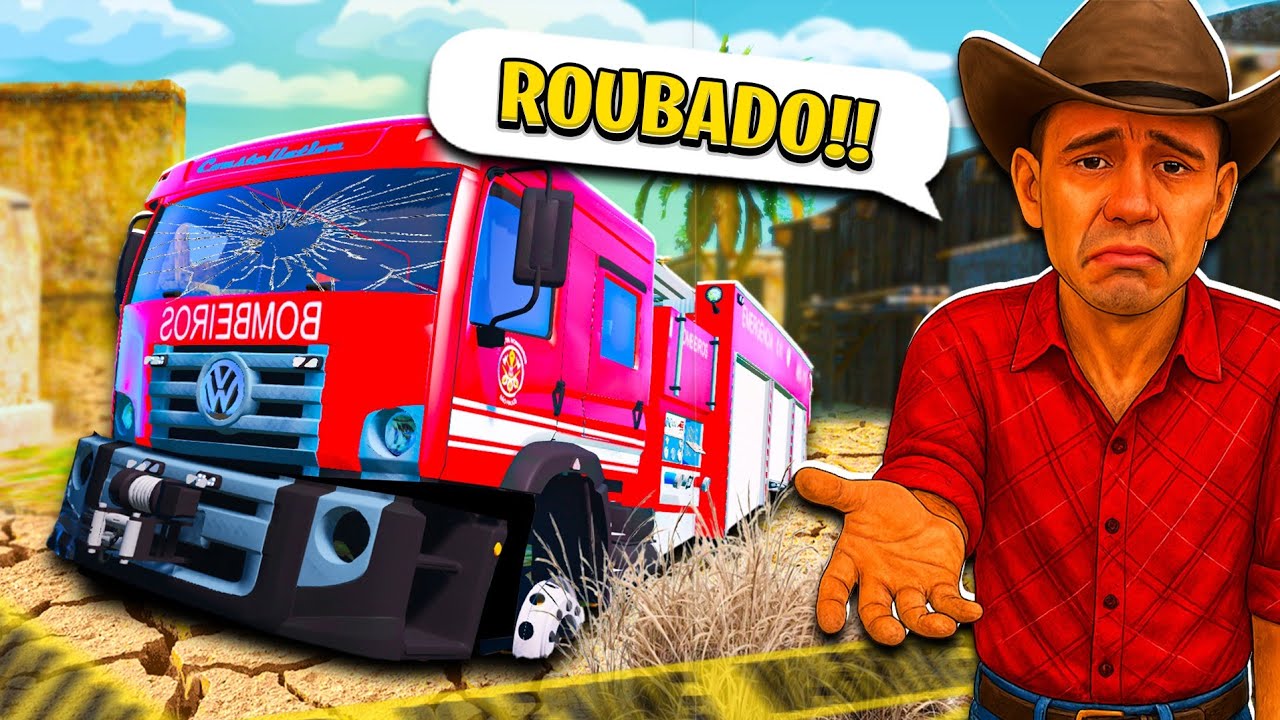 24 HORAS EM BUSCA DO CAMINHÃO BOMBEIRO ROUBADO NO GTA 5