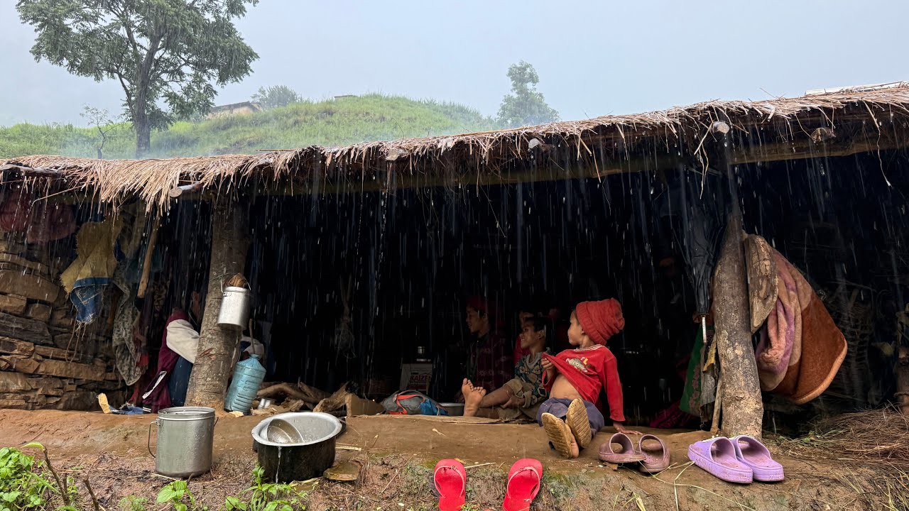 Traditional Life in Nepali Mountains | Family Daily Life | Organic Food Cooking in Countryside Life