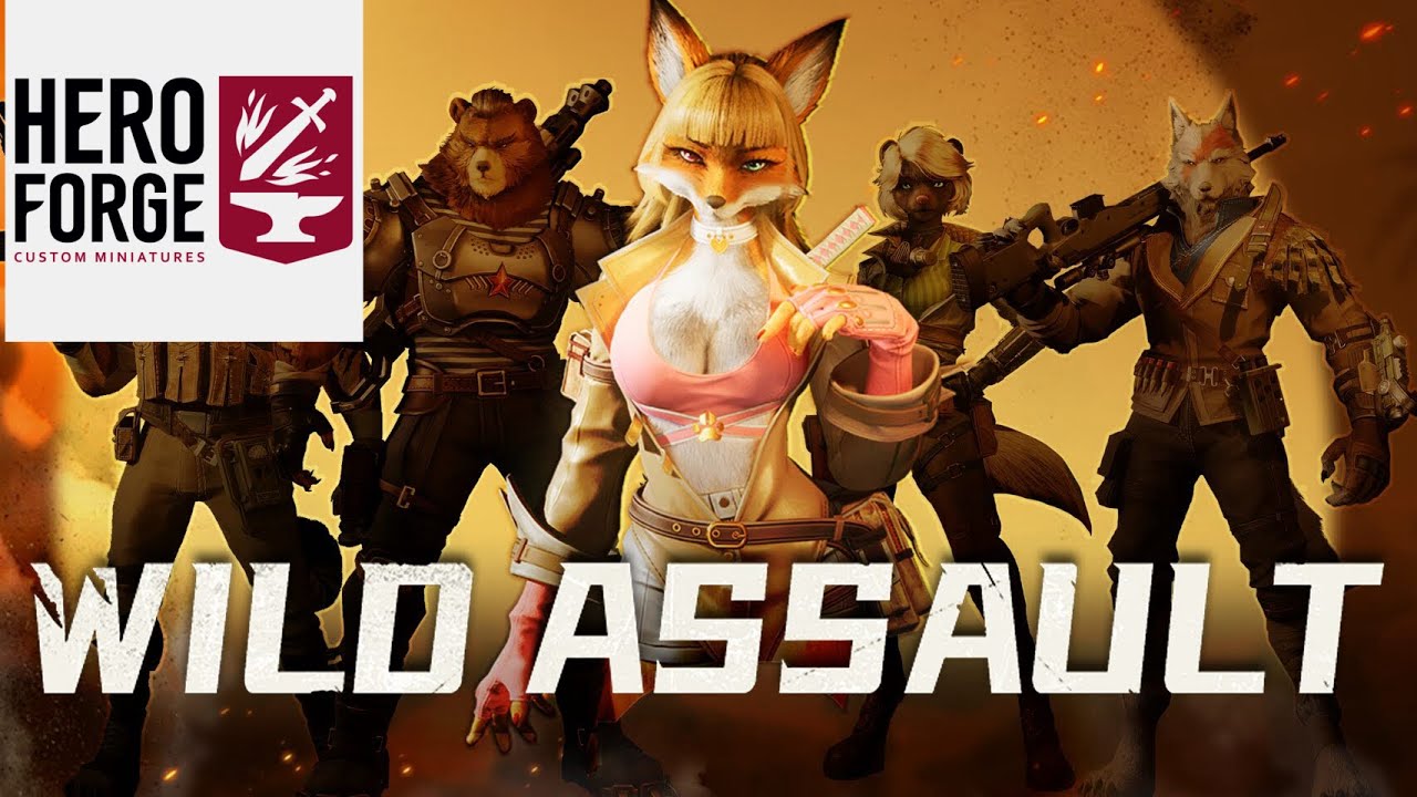 Hero Forge: Wild Assault of all Valiants characters (Made them myself)