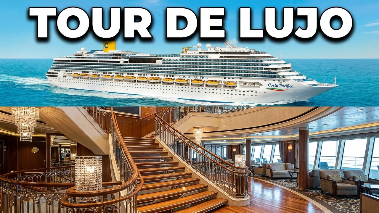 Tour Completo del Costa Pacifica | Todos los Lujos que Descubrirás a Bordo