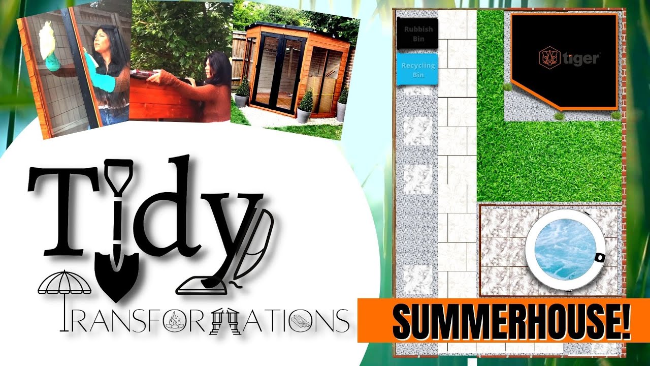 TIGER CORNER SUMMERHOUSE TRANSFORMATION [ + TIPS TO KEEP YOUR SUMMERHOUSE CLEAN] DIY GARDEN PROJECT