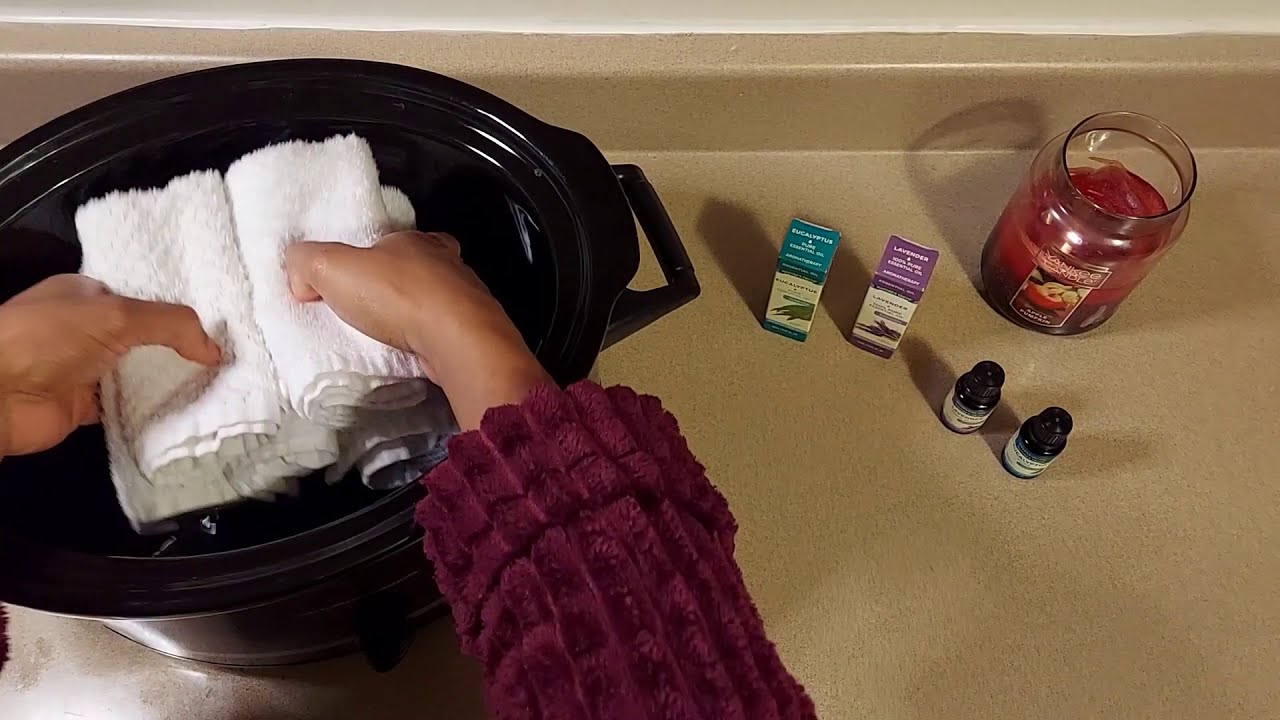 DIY Spa Week - Lavender & Eucalyptus Hot Towel Decompress