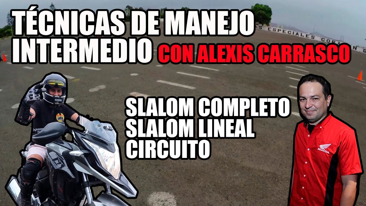 MOTOVLOG 09 | CLASE MANEJO DE MOTO INTERMEDIO - SLALOM - PROFESSIONAL RIDING SCHOOL HONDA
