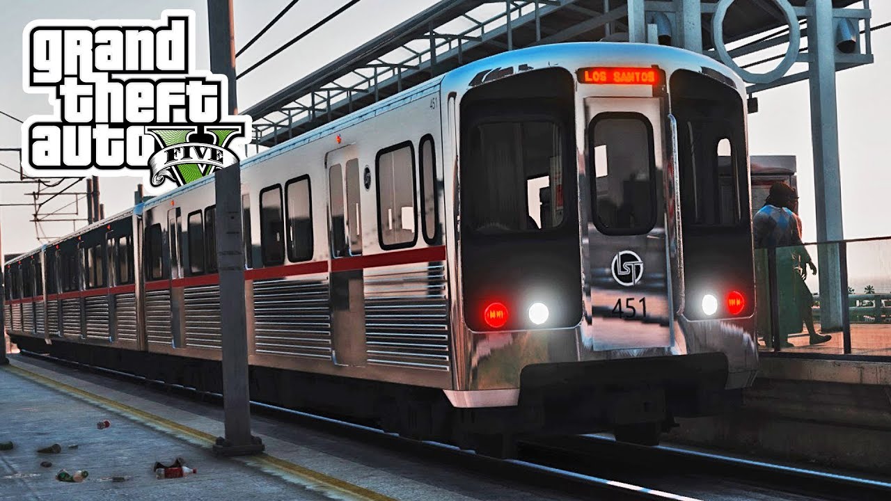 GTA 5 — Neue U-Bahn für Los Santos & Entgleisung — GTA 5 Mods Deutsch