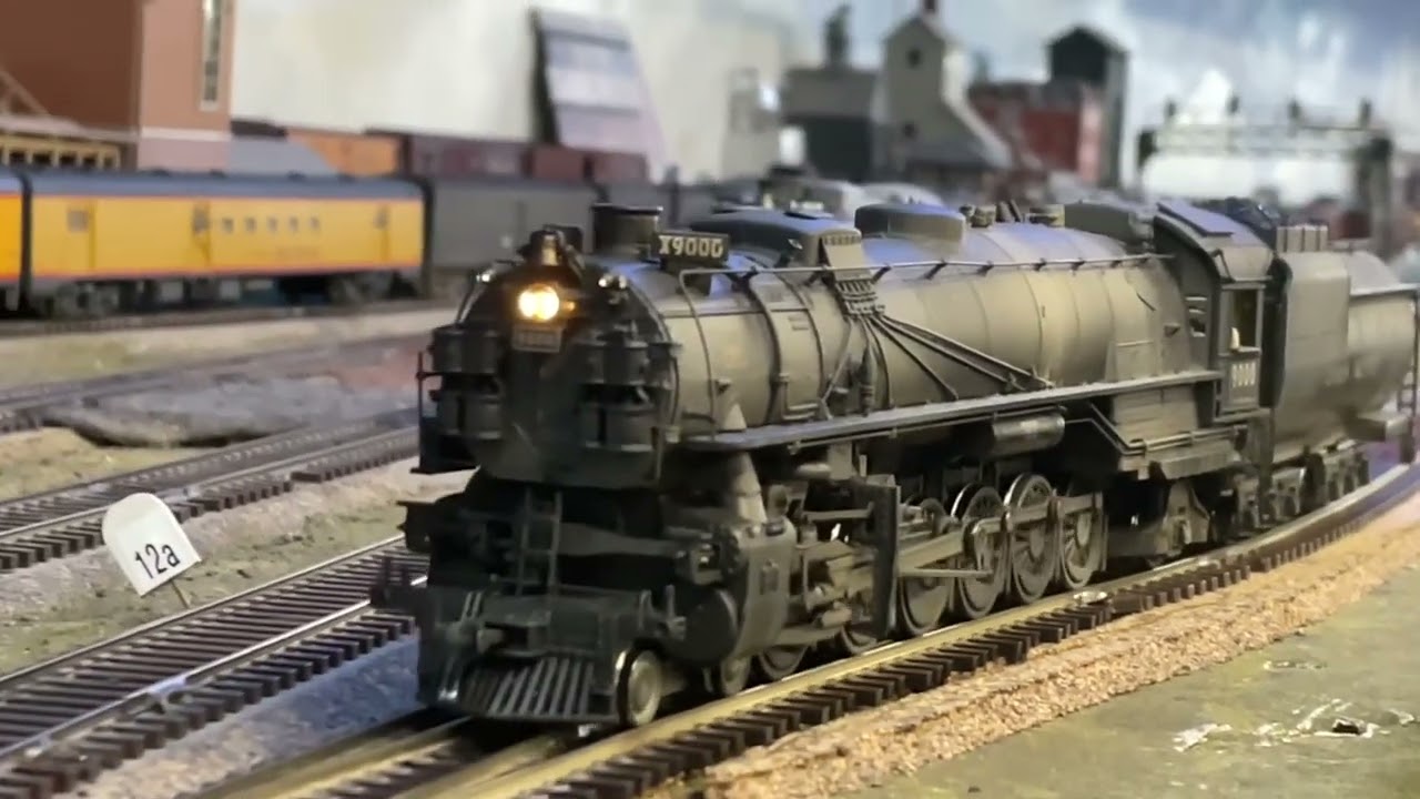 Union Pacific PA’s, Big Boy and 4-12-2 Power, 1953 SF Overland Limited & Freight.