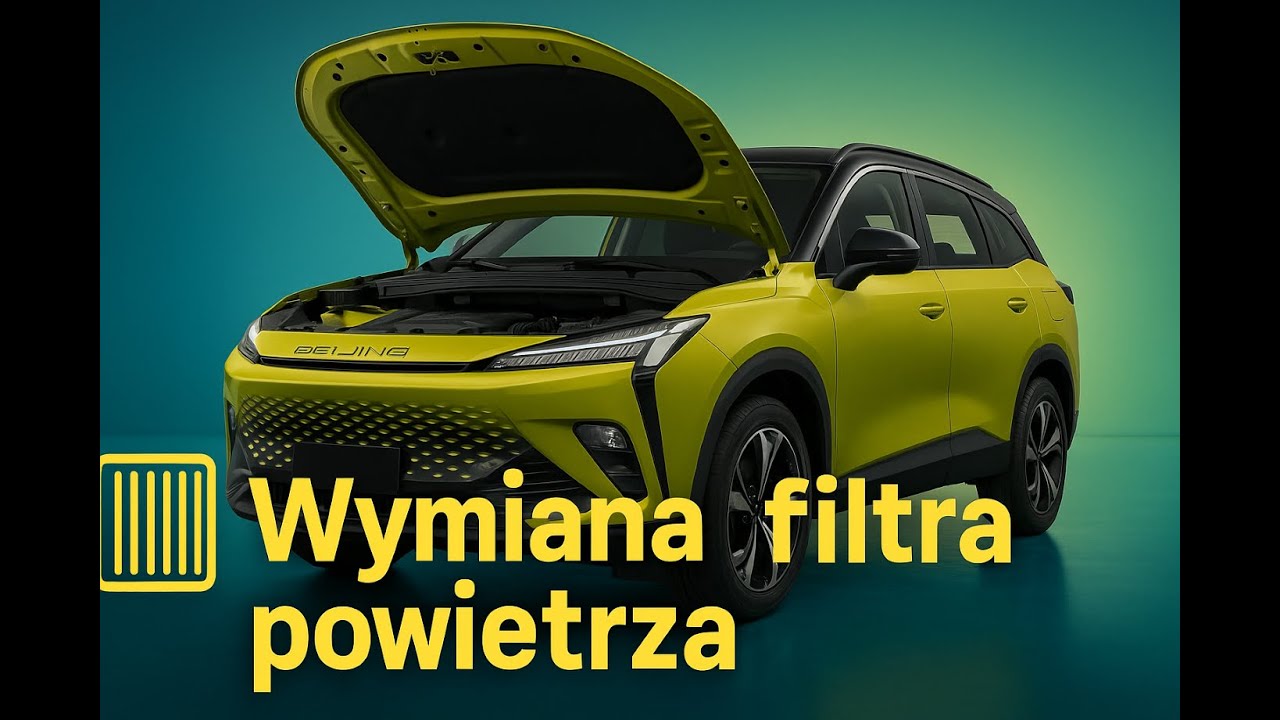 🔧 BAIC Beijing 5 – Wymiana filtra powietrza | Poradnik krok po kroku