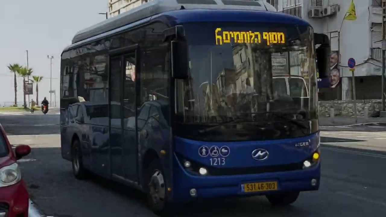Electric Higer minibus bus ride  נסיעה בהייגר מידיבוס חשמלי