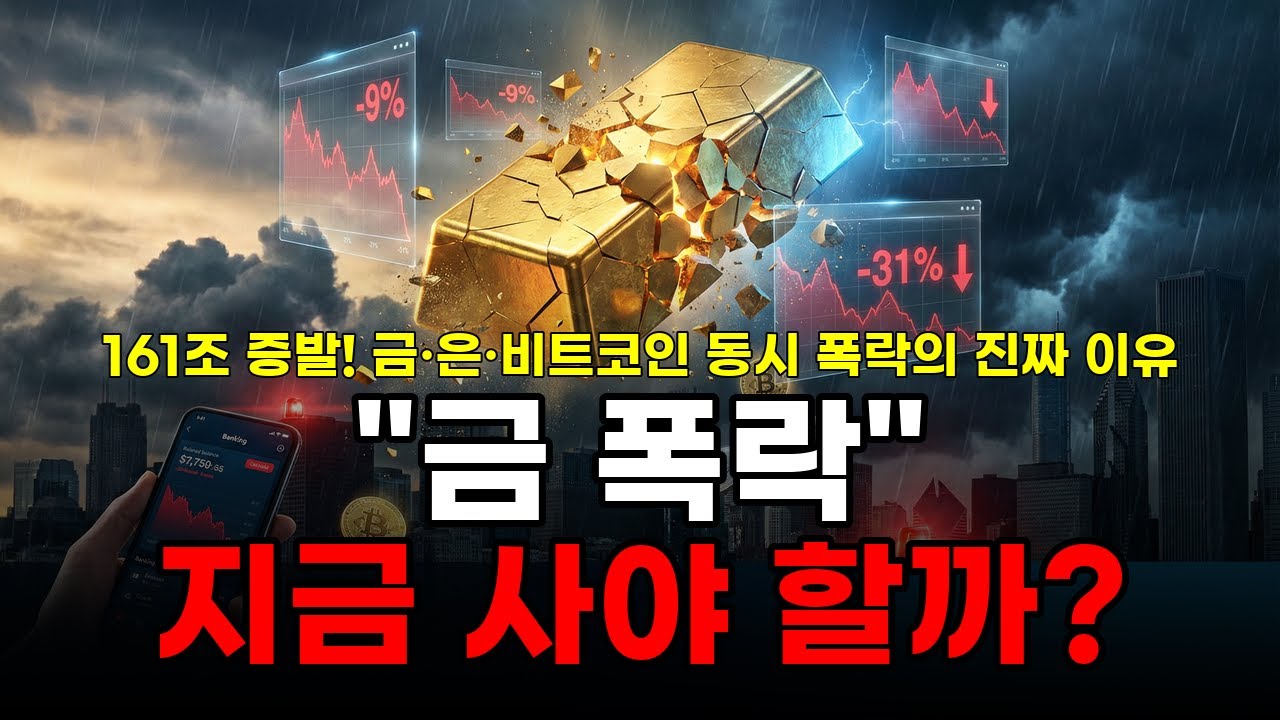 금값 9% 폭락했는데 지금 사야 할까? 전망과 지금 해야 할 투자 전략