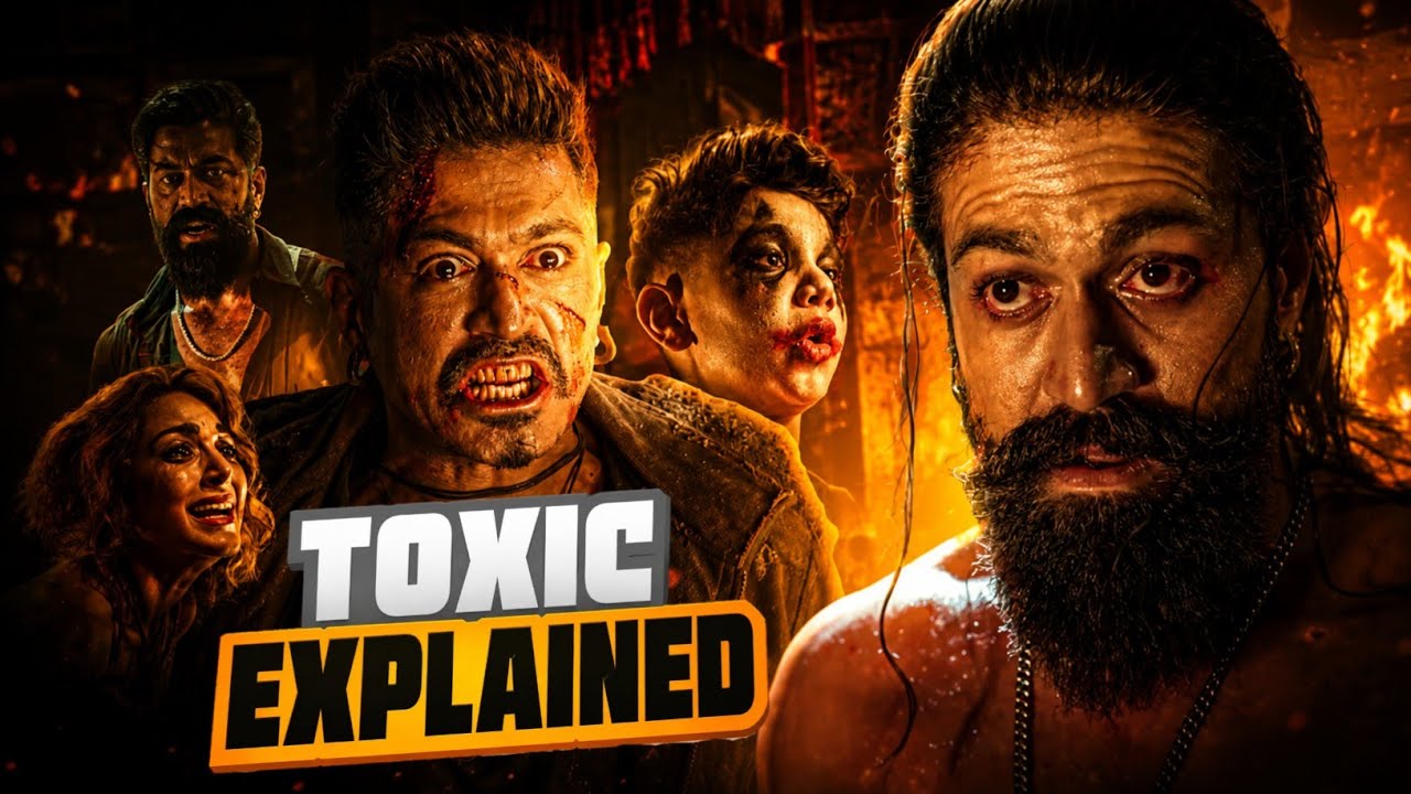 Toxic🪓😳 (2026) Movie Explained In Hindi || Yash, Geetu, South Indian Movie 
