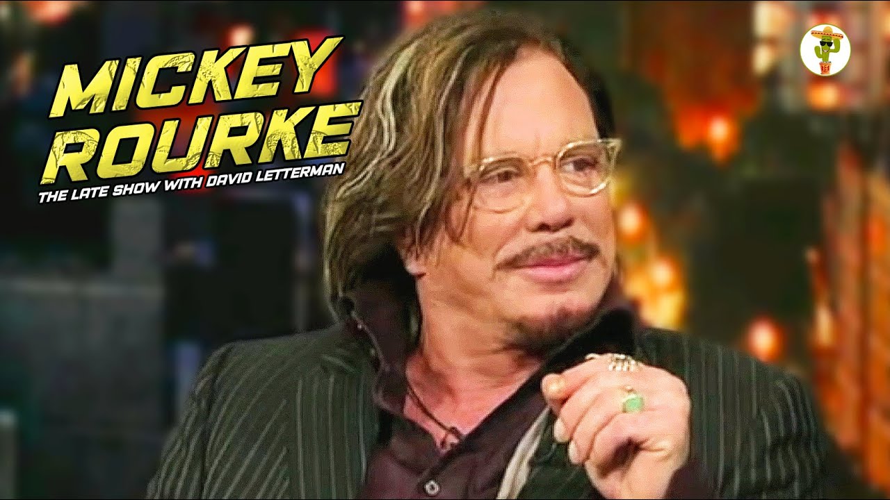 Mickey Rourke - The Late Show with David Letterman (2008)