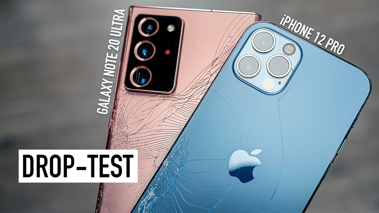 iPhone 12 Pro и Galaxy Note 20 Ultra - Drop Test! Ceramic Shield или Gorilla Glass 7?