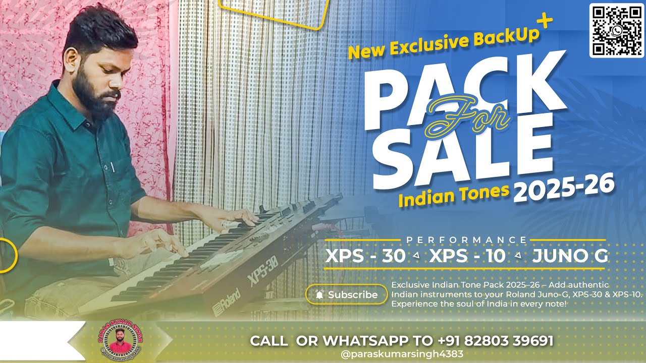 XPS -30 NEW INDIAN TONE BACKUP || FULL PACKAGE   FOR SALE || PARAS KUMAR SINGH ||  8280339691