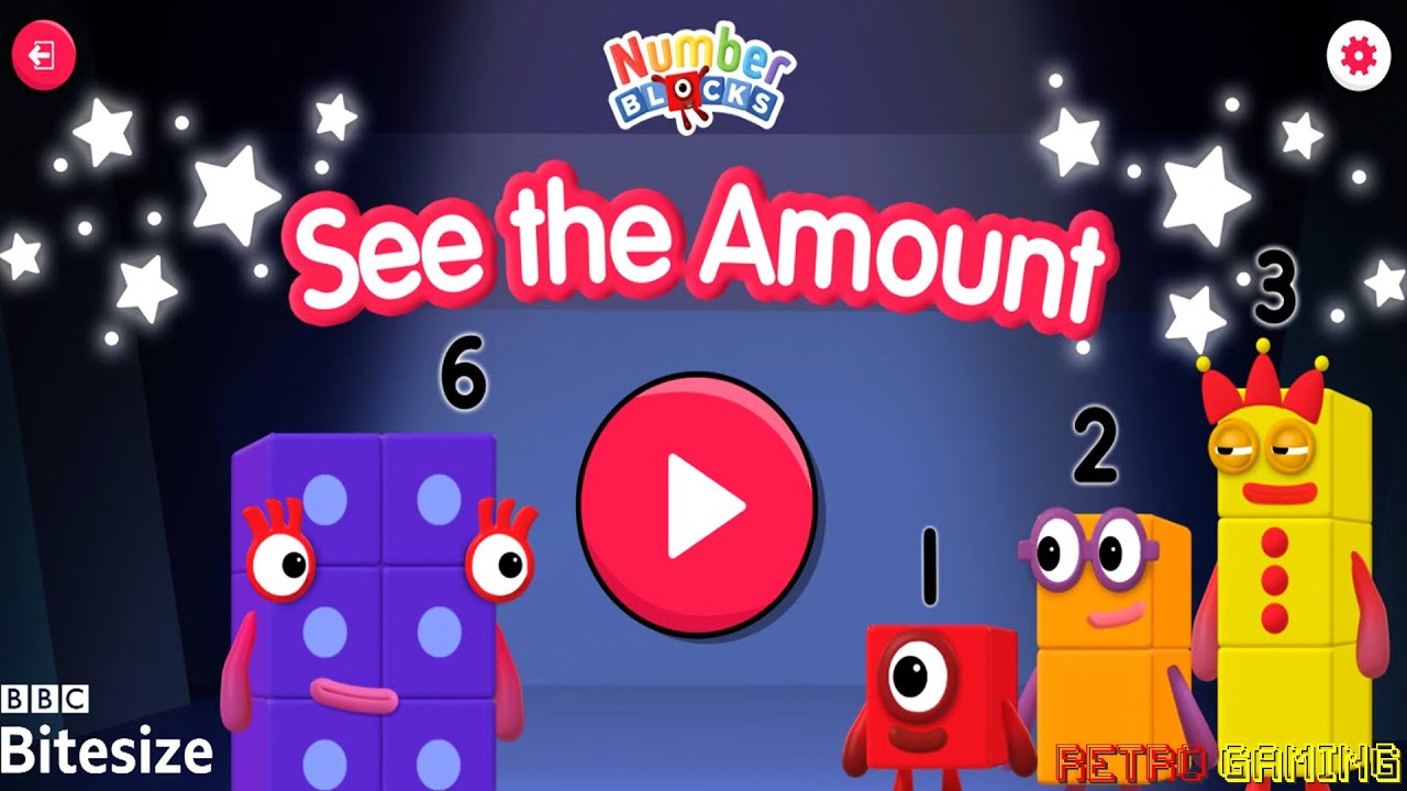 Numberblocks See the Amount | BBC Bitesize | Retro Gaming