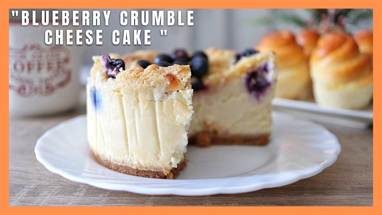 Чизкейк черничный рассыпчатый. Готовится легко, миксер не нужен.