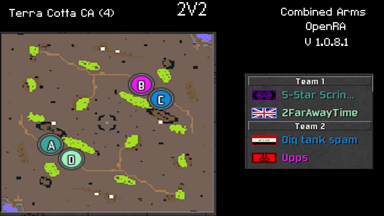 326# - Eco Allied - 1 - 11/02/2026 - 2v2 - Combined Arms V1.0.8.1 (OpenRA)