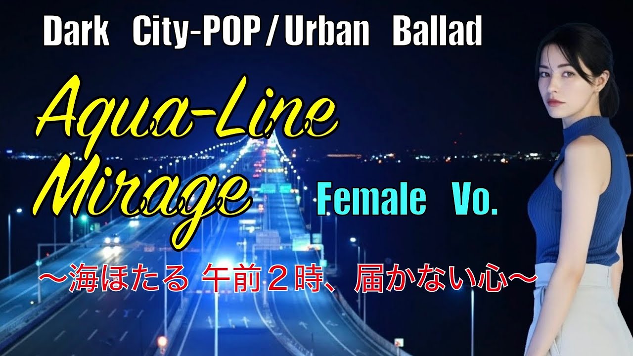 Aqua-Line Mirage - 海ほたる、午前2時の孤独。届かない心を描くModern Dark City Pop