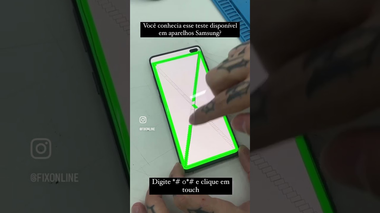 Touch do celular meio estranho? Se ele for um Samsung voc&ecirc; consegue testar atrav&eacute;s desse c&oacute;digo!
