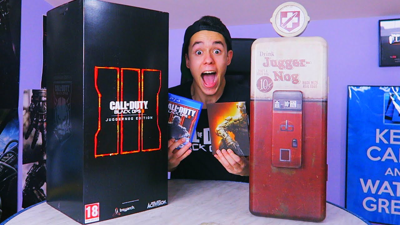 UNBOXING - Nevera Juggernog Black Ops 3 - Edición Especial BO3 - TheGrefg