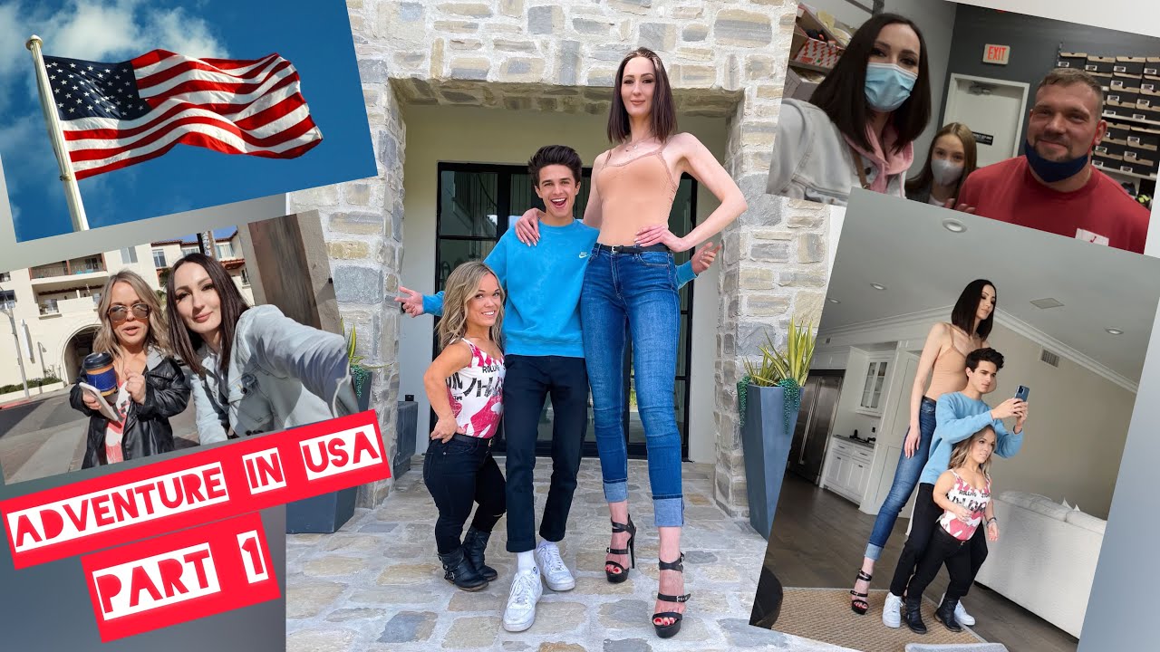 Adventure in USA of Ekaterina Lisina PART 1 (Brent Rivera's house)