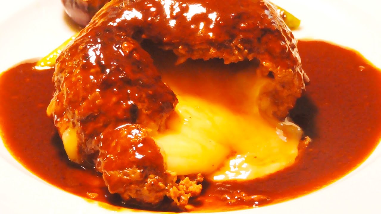 【本気で】チーズinハンバーグの作り方【ソースも】