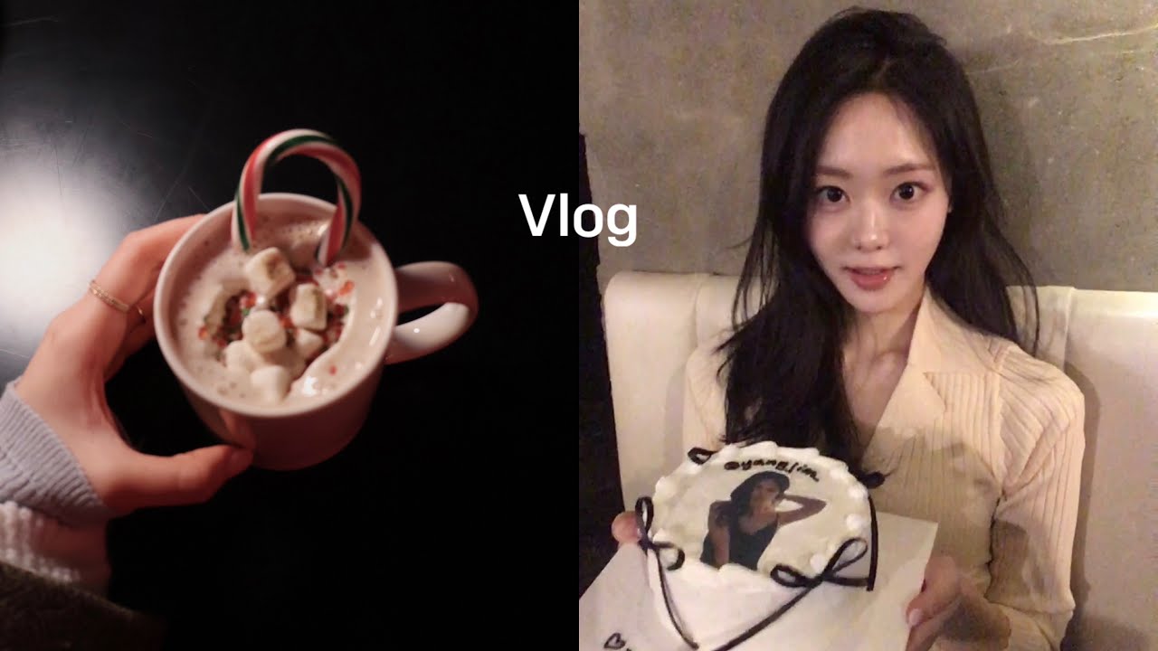 하얏트의 밤⛸️₊°｡❆ 결혼식 프로하객러 | Skating + Hot Chocolate =💗