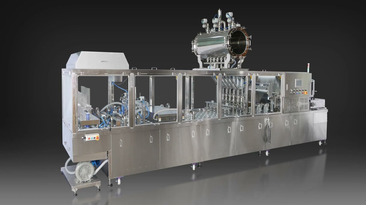 1206B - Yogurt Cup Filling & Sealing Machine - FAT
