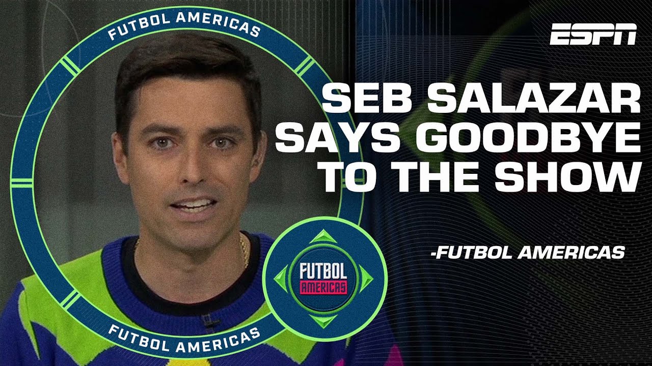 &lsquo;THIS WAS MY DREAM&rsquo; Seb Salazar says goodbye to Futbol Americas 👏 | ESPN FC