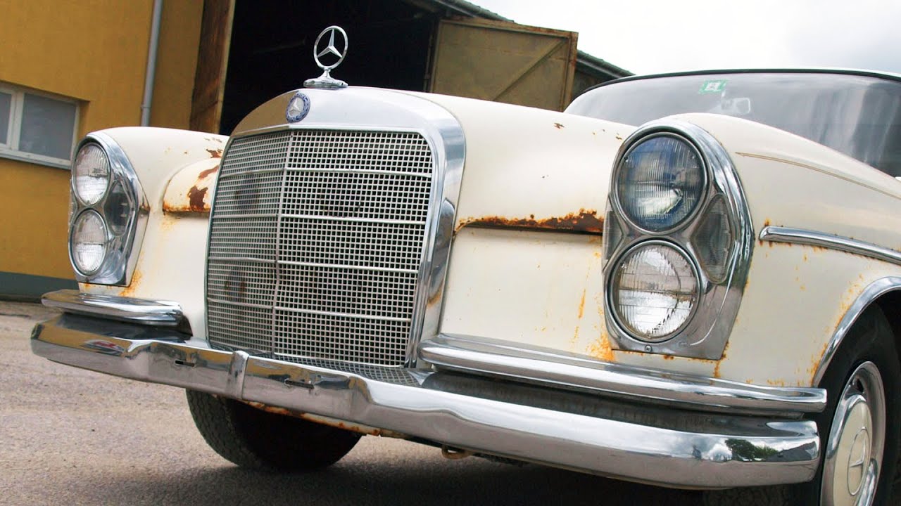 w111 Mercedes-Benz 250 SE Coupe 1967 more than half a century without restoration